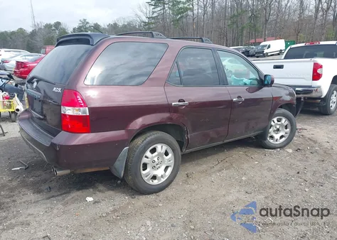 2001 Acura Mdx z USA, uszkodzony, nr VIN 2HNYD18281H524698